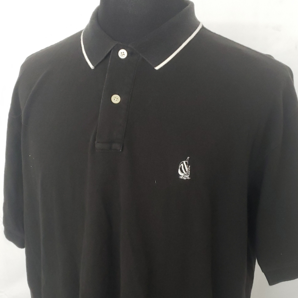 Nautica Short Sleeve Polo Shirt Sailboat Logo